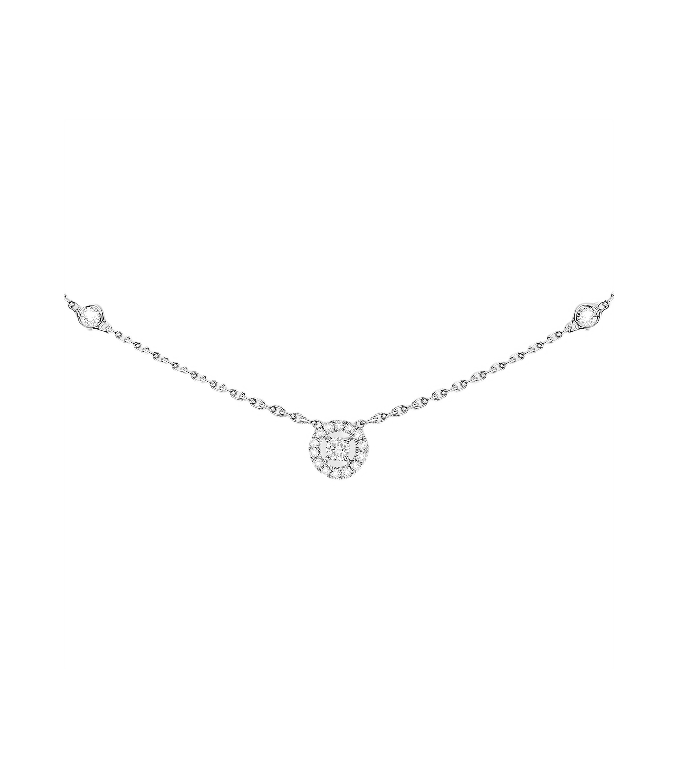 Joy XS Diamond White Gold Necklace