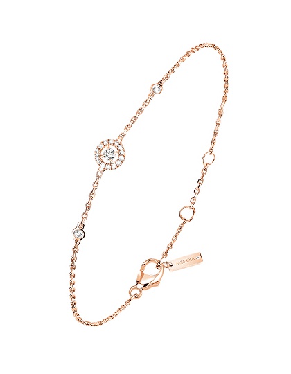 Women Jewellery  MESSIKA, Joy XS Diamond Pink Gold Bracelet, SKU: 05337-PG | dimax.lv