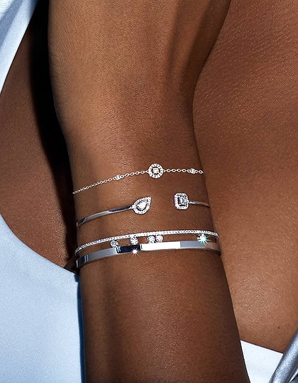 Женские ювелирные изделия  MESSIKA, Joy XS Diamond White Gold Bracelet, SKU: 05337-WG | dimax.lv
