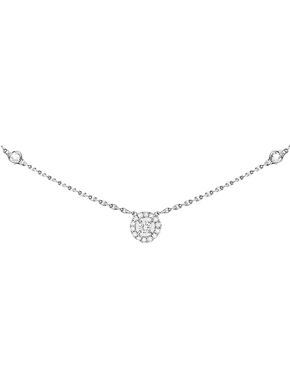 Women Jewellery  MESSIKA, Joy XS Diamond White Gold Necklace, SKU: 05370-WG | dimax.lv