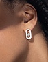 Sieviešu juvelierizstrādājumi  MESSIKA, So Move White Gold Diamond Earrings, SKU: 12930-WG | dimax.lv