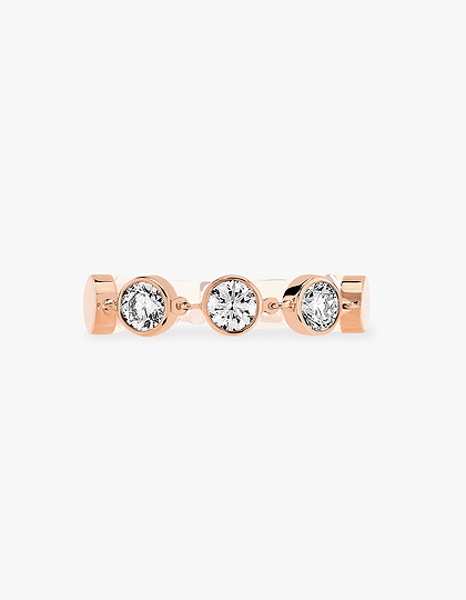 Женские ювелирные изделия  MESSIKA, D-Vibes MM Pink Gold Diamond Ring, SKU: 12991-PG | dimax.lv