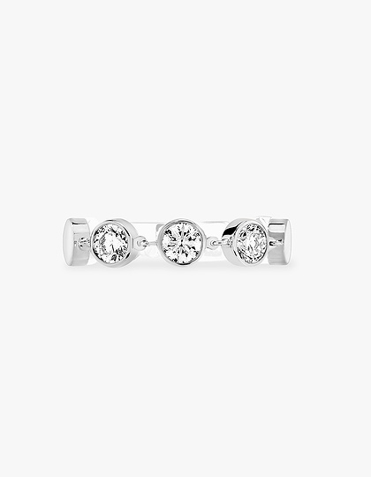Women Jewellery  MESSIKA, D-Vibes MM White Gold Diamond Ring, SKU: 12991-WG | dimax.lv
