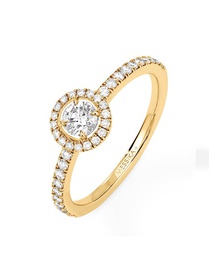 Joy Brilliant Cut 0.25ct Diamond Yellow Gold Ring