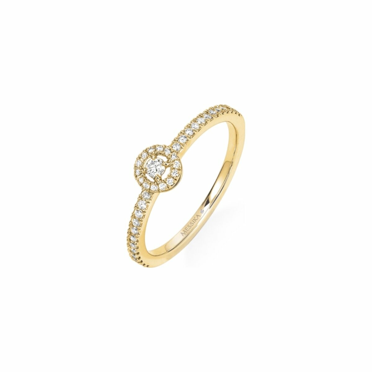 Joy PM Diamond Yellow Gold Small Size Ring