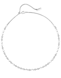 D-Vibes SM White Gold Diamond Necklace