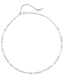 D-Vibes SM White Gold Diamond Necklace