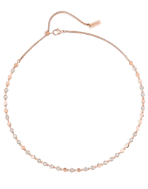 D-Vibes SM Pink Gold Diamond Necklace