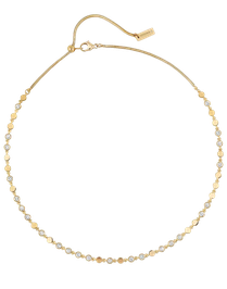 D-Vibes SM Yellow Gold Diamond Necklace