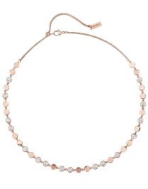 D-Vibes MM Pink Gold Diamond Necklace