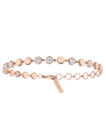 D-Vibes MM Pink Gold Diamond Bracelet