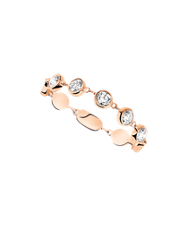 D-Vibes SM Pink Gold Diamond Ring