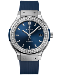 Classic Fusion Titanium Blue Diamonds / 38mm