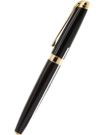 Léman Ebony Black Roller Pen