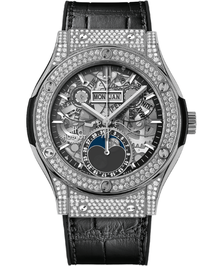 Classic Fusion Aerofusion Moonphase Titanium Pave / 42mm