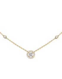 Joy Rond 0.20ct Diamond Yellow Gold Necklace