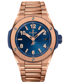 Big Bang Integrated Time Only King Gold Blue / 38mm