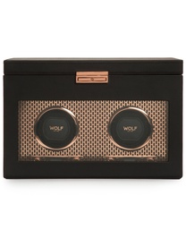 Axis Double Watch Winder With Storage