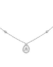 Joy Pear 0.25ct White Gold Diamond Necklace