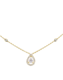 Joy Pear 0.25ct Yellow Gold Diamond Necklace