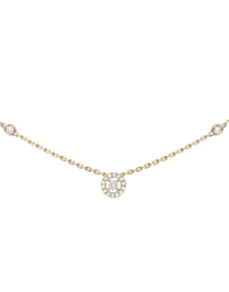 Joy XS Diamond Yellow Gold Necklace