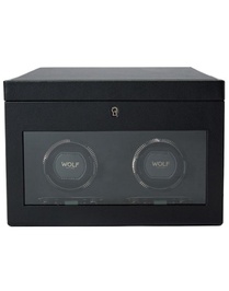 British Racing Double Watch Winder With Storage