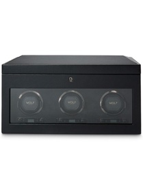 British Racing Triple Watch Winder With Storage