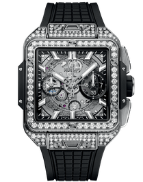 Square Bang Unico Titanium Pave / 42mm