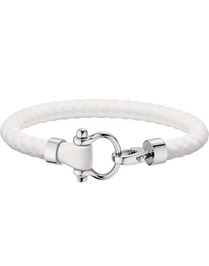 Aqua White Sailing Bracelet L