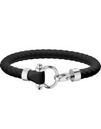 Aqua Black Sailing Bracelet M