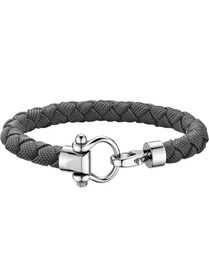 Aqua Grey Sailing Bracelet L