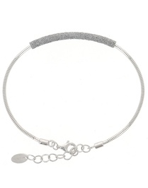 DNA Spring Rhodium Silver Bracelet