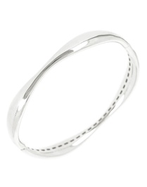 Elegance Rhodium Silver Bracelet