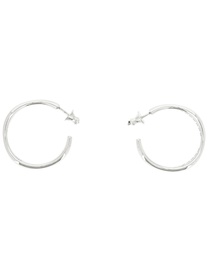 Elegance Rhodium Silver Earrings