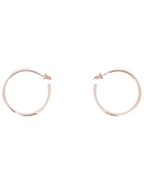 Elegance Pink Silver Earrings