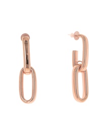 Forever Chic Pink Silver Earrings