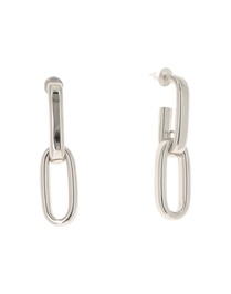 Forever Chic Rhodium Silver Earrings