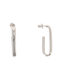 Forever Chic Rhodium Silver Earrings