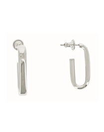 Forever Chic Rhodium Silver Earrings