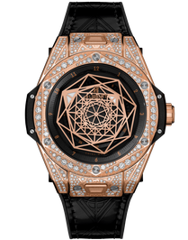 Big Bang Sang Bleu King Gold Pave / 39mm