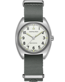 Khaki Aviation Pilot Pioneer Mechanical / 36mm x 33mm