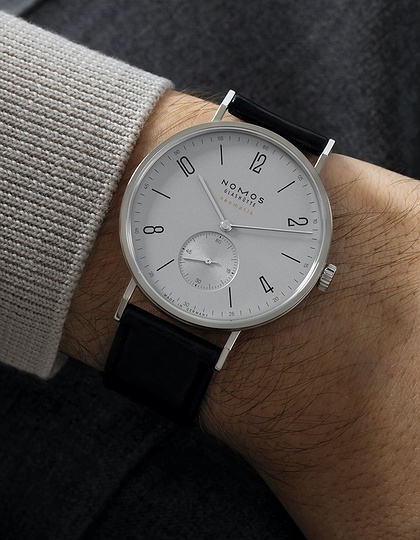 Men's watch / unisex  NOMOS GLASHÜTTE, Tangente Neomatik 39 Platinum Gray / 38.50mm, SKU: 143 | dimax.lv