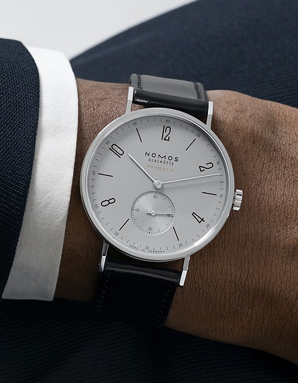 Men's watch / unisex  NOMOS GLASHÜTTE, Tangente Neomatik 39 Platinum Gray / 38.50mm, SKU: 143 | dimax.lv