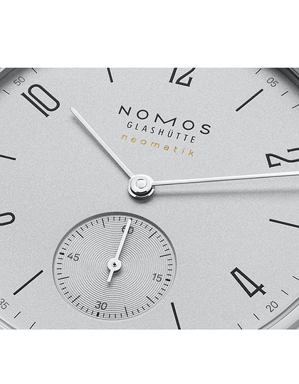 Vīriešu pulkstenis / unisex  NOMOS GLASHÜTTE, Tangente Neomatik Platinum Gray / 35mm, SKU: 189 | dimax.lv