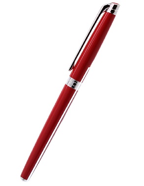  CARAN D’ACHE, Léman Slim Scarlet Red Roller Pen, SKU: 4771.770 | dimax.lv