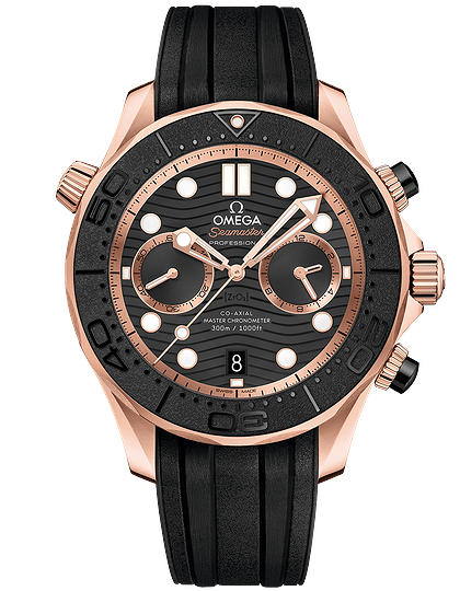 Men's watch / unisex  OMEGA, Diver 300m Co Axial Master Chronometer Chronograph / 44mm, SKU: 210.62.44.51.01.001 | dimax.lv