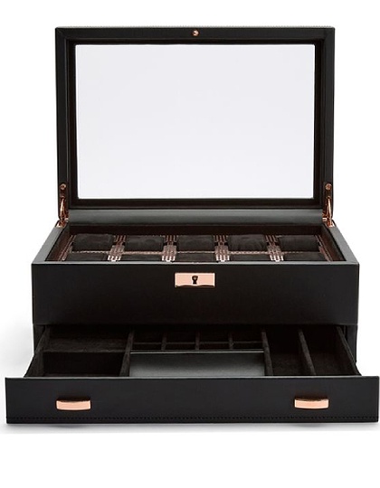  WOLF 1834, Axis 10pc Watch Box With Drawer, SKU: 488216 | dimax.lv