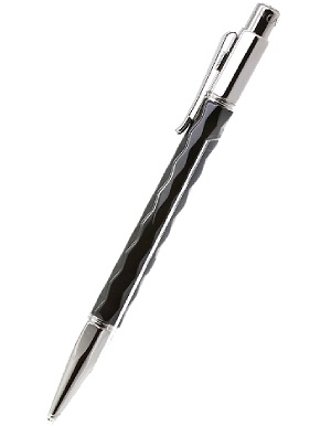  CARAN D’ACHE, Varius Black Ceramic Ballpoint Pen, SKU: 4480.109 | dimax.lv