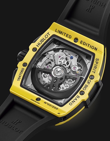 Мужские часы / унисекс  HUBLOT, Spirit Of Big Bang Yellow Magic / 42mm, SKU: 642.CY.011Y.RX | dimax.lv