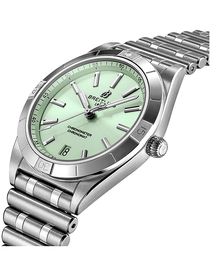 Женские часы  BREITLING, Chronomat Automatic / 36mm, SKU: A10380101L1A1 | dimax.lv